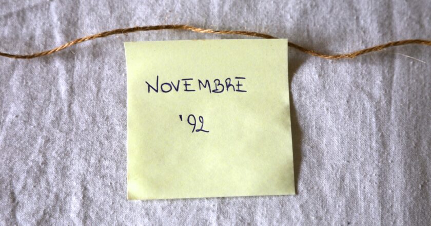 Novembre ’92. La tensione corre sul filo