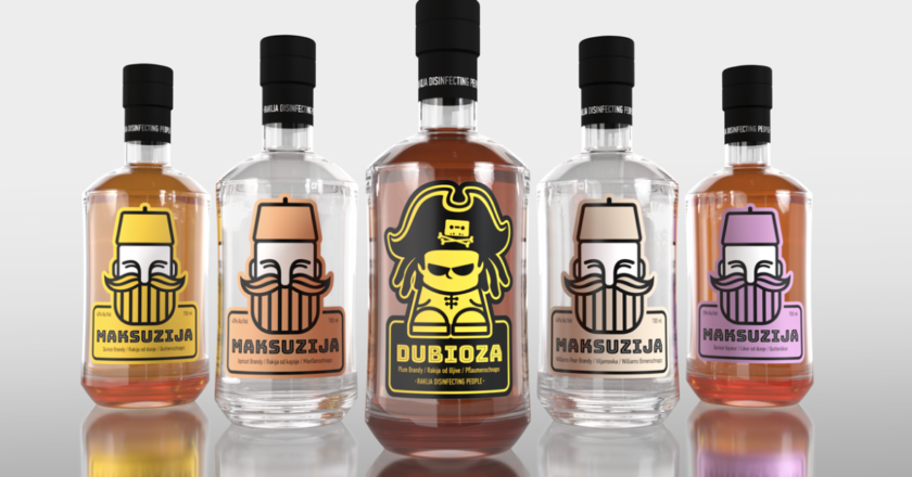 Maksuzija, a rakija distilled by Dubioza kolektiv